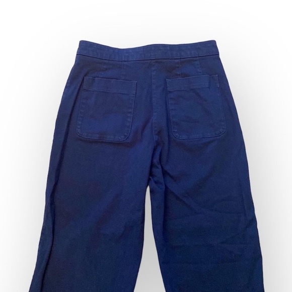 Aritzia The group Babaton Wide Leg Cropped Pant blue Size 10 - Picture 6 of 12